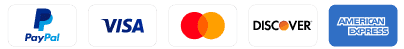 Paiements sécurisés : PayPal, Visa, Mastercard, Discover, American Express